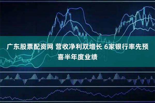 广东股票配资网 营收净利双增长 6家银行率先预喜半年度业绩